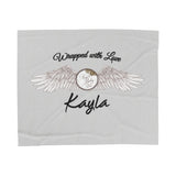 Angel Army Personalized Plush Blanket