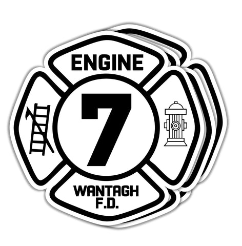 Wantagh FD MALTESE Stickers