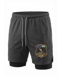 NYPD Running Club Men's Lightweight Running Shorts With Zipper Pockets