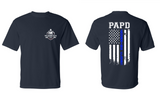 PAPD Running Club Thin Blue Line PERFORMANCE T-Shirt