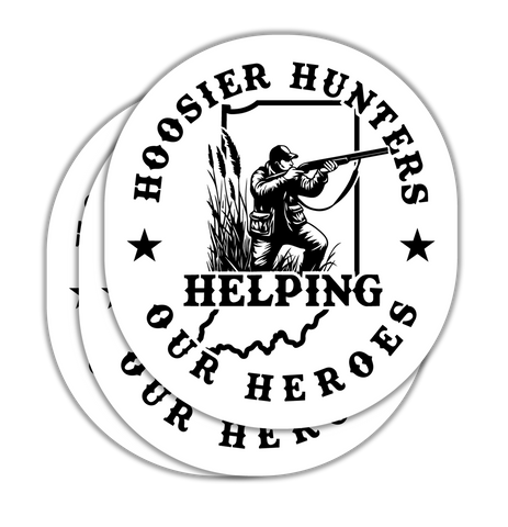 Hoosier Hunters-Helping Our Heroes Stickers – Squad Life