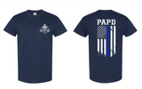 PAPD Running Club Thin Blue Line T shirt