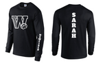 Newfield Cheer Personalized Long Sleeve Tee - W Logo