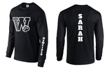 Newfield Cheer Personalized Long Sleeve Tee - W Logo