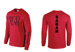 Newfield Cheer Personalized Long Sleeve Tee - W Logo