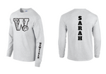 Newfield Cheer Personalized Long Sleeve Tee - W Logo
