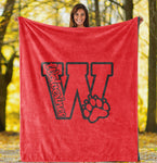 Newfield Cheer Plush Throw Blanket - W