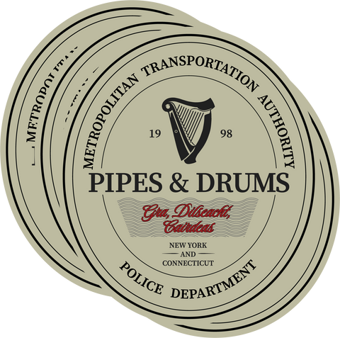 MTAPD Pipes & Drums Sticker 2