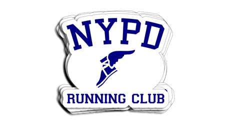 NYPD Running Club Vinyl Stickers