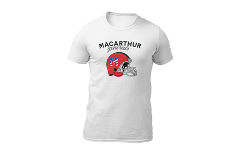 MacArthur Football Helmet T-Shirts