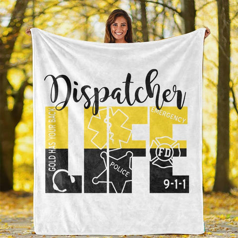 Dispatcher Life Plush Throw Blanket