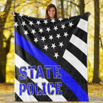 TBL State Police Plush Throw Blanket